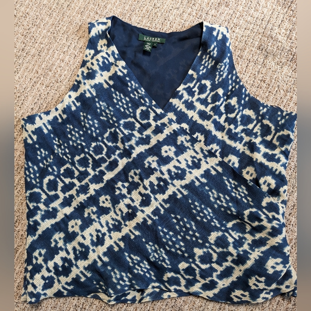 Ralph Lauren Silk and Linen Blouse